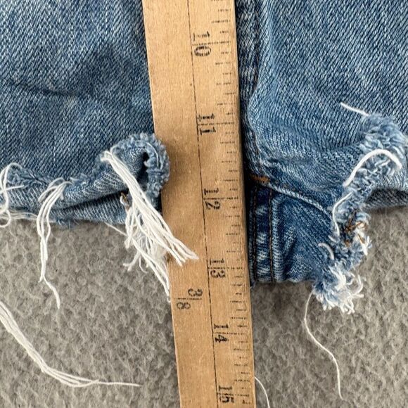 Madewell High-Rise Long Denim Shorts Size 26 - Picture 6 of 11
